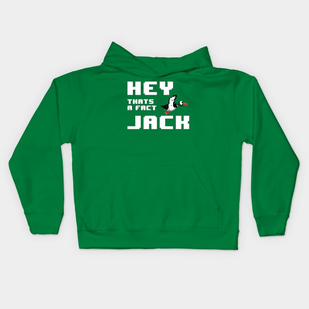 Hey That's a Fact Jack Kids Hoodie by geeklyshirts